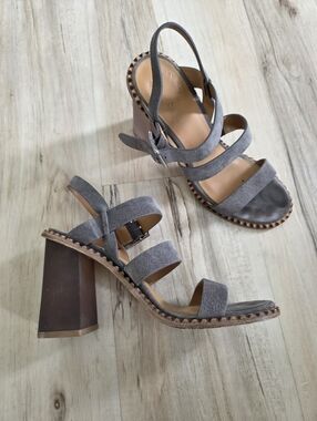 Marc By Marc Jacobs Women's Mix It Up Clear Heeled Slingback Sandals Sz 39